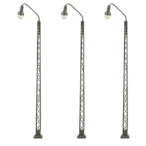Faller 272129 spor N LED gittermastbuelys, varm hvid, 3 stk. H�jde 117 mm.