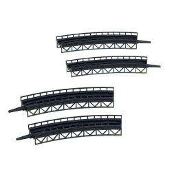 Faller 282905 spor Z Indkrsler, buede 2 x R 220 mm 30, 2 x 195 mm 30