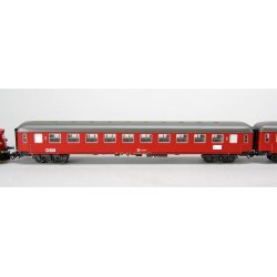 M�rklin 28524 DSB diesellok MY 1112 med 2 x liggevogne 1 x postvogn togs�t ombygget til analog j�vnstr�m drift