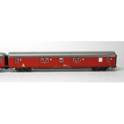 M�rklin 28524 DSB diesellok MY 1112 med 2 x liggevogne 1 x postvogn togs�t ombygget til analog j�vnstr�m drift