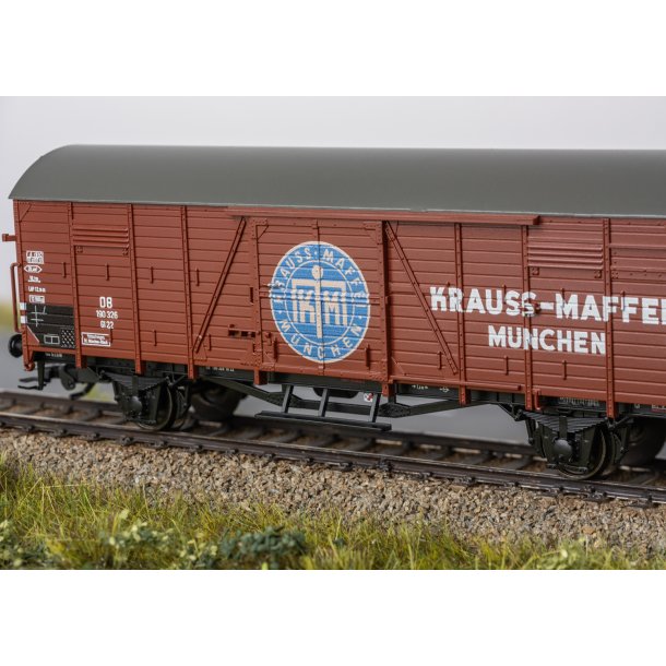 MHI model. M�rklin 46592 DB lukket godsvogn Gl 22 Krauss-Maffei Munchen. Nyhed 2026