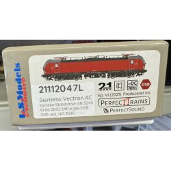 L.s models HO 21112047L DSB E-Lok 1000 Vectron EB 3240 til DCC LokSound med motorlyd