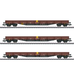 M�rklin 47162 DB AG Lavsidegodsvogns�t Type Res-x Alle vogne lastet med en skinnereplika. Nyhed 2026