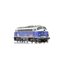 NMJ Topline 91606 Altmark Rail TMY 1149 Tuborg julelokomotiv digital diesellyd DCC j�vnstr�m. 