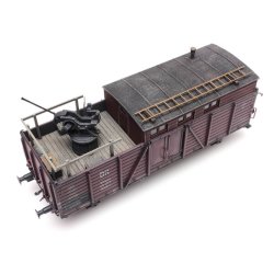 Artitec HO 487.801.65 Eisenbahn Flakstand 20mm leveres uden vogn. F�rdig model.