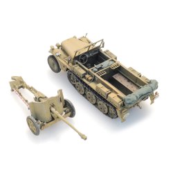Artitec HO 6870490 Sd.Kfz. 10 + PAK 38, Afrika. F�rdig model