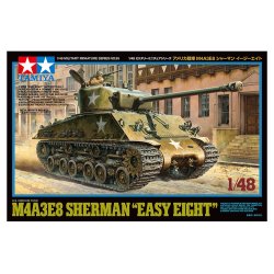 Tamiya 32595 AMERIKANSK MEDIUM TANK M4A3E8 SHERMAN "EASY EIGHT" skala 1:48 byggest