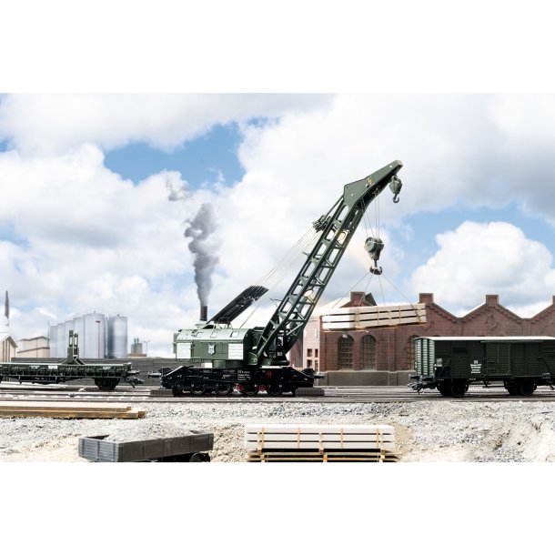 M�rklin 49570 DB Dampkran Ardelt 57t med DCC MFX+ med lyd og r�gindsats. 