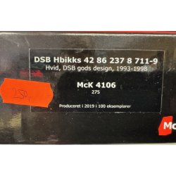 McK HO 4106 DSB lukket godsvogn DSB Gods Hbikks 42 86 237 8 711-9