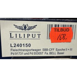 Liliput HO L240150 SBB godsvogs�t fl�sketransport