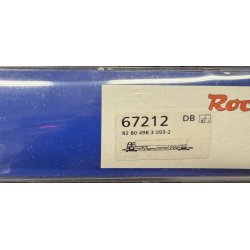 Roco HO 67212 DB 8-akslet lavgulvsvogn Rulling landevej type Saadkms lastet med s�ttevogn