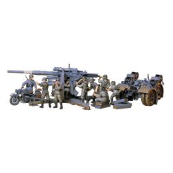 Tamiya 35017 German 88mm Gun Flak 36.37 st Scala 1:35 byggest