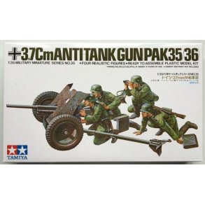 Tamiya 35035 3,7cm Anti-Tank Gun (PaK35/36) Scala 1:35 byggest