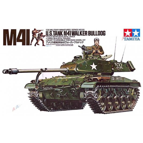 Tamiya 35055 M41 Walker Bulldog byggest Scala 1:35  