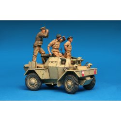 MiniArt 35067 DINGO Mk.1b BRITISK SPEJDERBIL med BES�TNING bygges�t skala 1:35