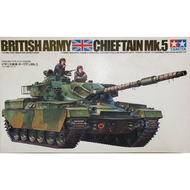 Tamiya 35068 British Army Chieftain Mk.5 Scala 1:35 byggest