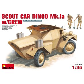 MiniArt 35087 SPEJDERVOGN DINGO Mk.1a med BES�TNING bygges�t skala 1:35