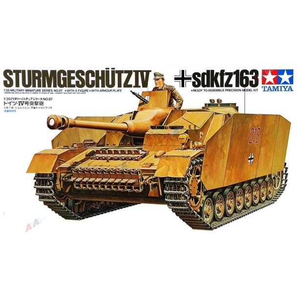 Tamiya 35087 German Sturmgeschutz IV byggest Scala 1:35  