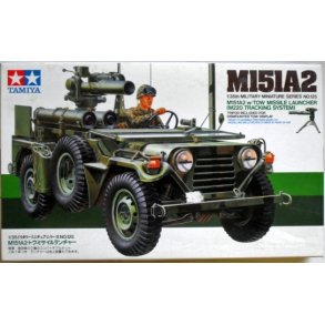 Tamiya 35125 M151A2 w/ TOW Missile Launcher (M220 Tracking System) Scala 1:35 byggest