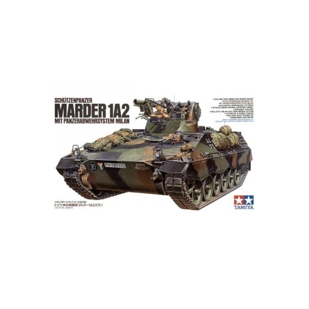 Tamiya 35162 Marder 1A2 byggest Scala 1:35