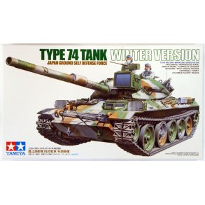 Tamiya 35168 Type 74 tank Winter Version Scala 1:35 byggest
