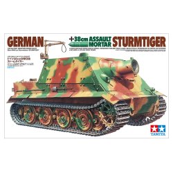 Tamiya 35177 TYSK 38 CM STORMMORTER STURMTIGER skala 1:35 byggest