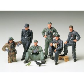 Tamiya 35201 TYSK KAMPVOGNSBES�TNING I HVILE skala 1:35 bygges�t