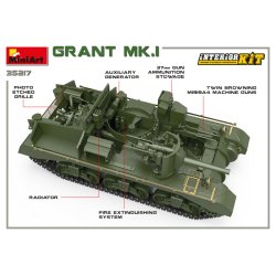 MiniArt 35217 GRANT Mk.I INTERI�RKIT bygges�t skala 1:35