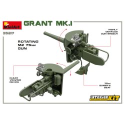 MiniArt 35217 GRANT Mk.I INTERI�RKIT bygges�t skala 1:35