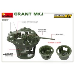 MiniArt 35217 GRANT Mk.I INTERI�RKIT bygges�t skala 1:35