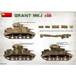 MiniArt 35217 GRANT Mk.I INTERI�RKIT bygges�t skala 1:35