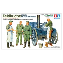 Tamiya 35247 TYSK FELTK�KKEN LANDSKAB. skala 1:35 bygges�t