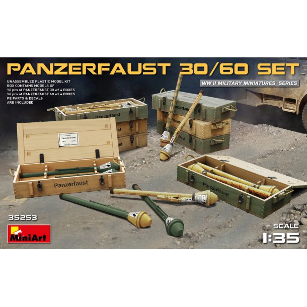 MiniArt 35253 PANZERFAUST 30/60 S�T bygges�t skala 1:35