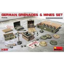 MiniArt 35258 TYSKE GRANATER OG MINER S�T bygges�t skala 1:35