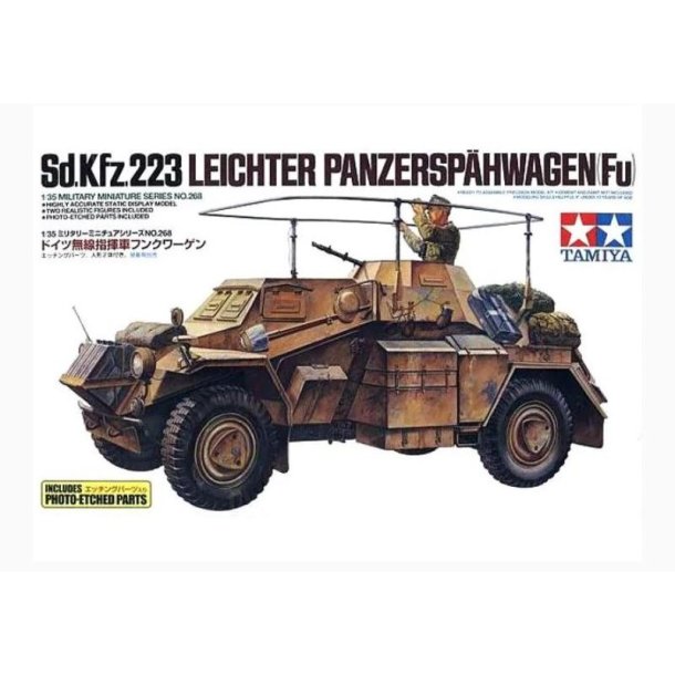 Tamiya 35268 Sd.Kfz.223 Leichter Panzersphwagen(Fu) Scala 1:35 byggest