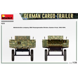 MiniArt 35320 TYSK FRAGTTRAILER bygges�t skala 1:35