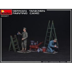 MiniArt 35327 TYSKE TANKM�ND CAMO-MALERI bygges�t skala 1:35