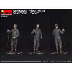 MiniArt 35327 TYSKE TANKM�ND CAMO-MALERI bygges�t skala 1:35