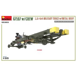 MiniArt 35383 G7107 med BES�TNING 1,5t 4X4 LASTBIL MED METALKARROSSERIE bygges�t skala 1:35