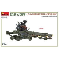 MiniArt 35383 G7107 med BES�TNING 1,5t 4X4 LASTBIL MED METALKARROSSERIE bygges�t skala 1:35