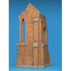 MiniArt 35533 RUINERET KIRKE 345x240x60 mm bygges�t skala 1:35