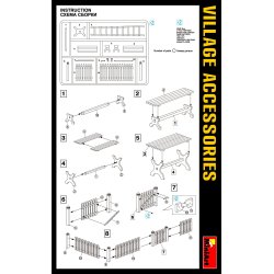 MiniArt 35539 LANDSBYTILBEH�R bygges�t skala 1:35