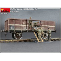 MiniArt 35296 JERNBANEGONDOLVOGN 16,5-18t bygges�t skala 1:35