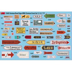 MiniArt 35602 TYSKE VEJSKILTE 2. VERDENSKRIG (�STFRONTSS�T 1)