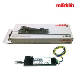 Mrklin 24611 sporskift venstre 188,3 mm / R2 = 437,5 mm / 24,3 med dekoder 74460 &amp; drev 74490