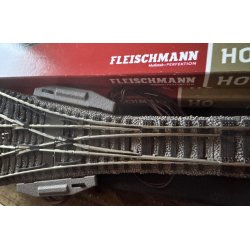 Fleischmann HO 6157 profi trevejs sporskifte inkl 2x motor