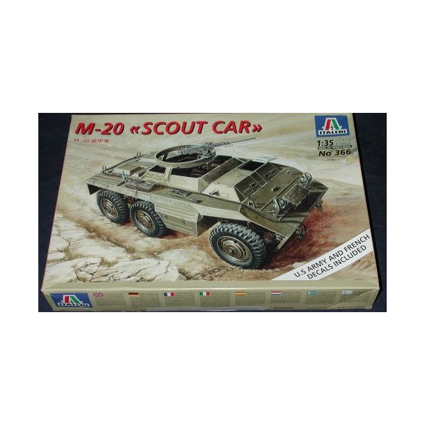 Italeri 366 M-20 Scout Car Scala 1:35 byggest