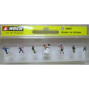 Noch 36821 spor N figur s�t B�rn i sneen