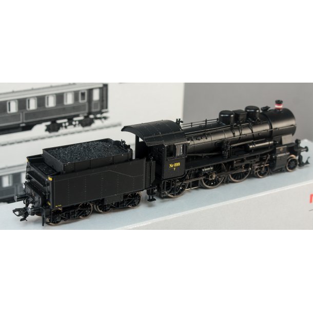 M�rklin 37037 DSB T 299 maskine med MFX og damplyd. 