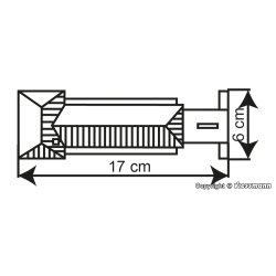 Kibri 37811 spor N kontrolpost Krefeld. 